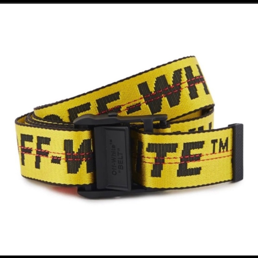 Off White industrial style belt